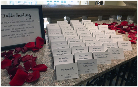 Wedding Table Cards